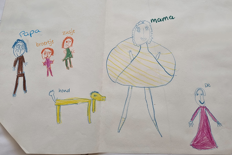 Een tekening onthult: inzichten in een narcistische ouder